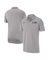 Men's Nike Gray Lsu Tigers 2023 Coaches Performance Polo Shirt