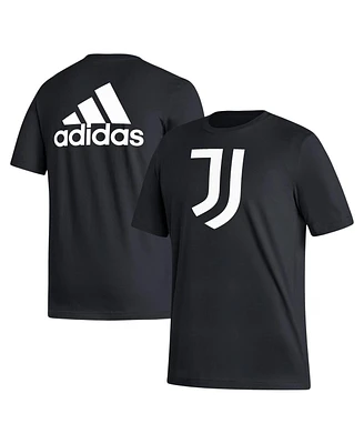 Men's adidas Black Juventus Three-Stripe T-shirt