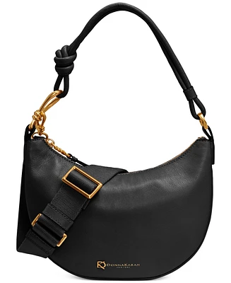 Donna Karan Roslyn Small Leather Hobo Bag