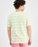 Tommy Hilfiger Men's Textured Stripe T-Shirt