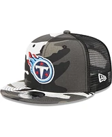 Men's New Era Urban Camo Tennessee Titans 9FIFTY Trucker Snapback Hat