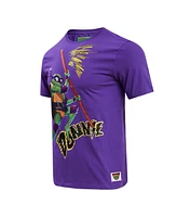 Men's and Women's Freeze Max Purple Teenage Mutant Ninja Turtles Donnie Defender Graphic T-shirt