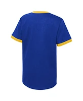 Big Boys Blue Distressed St. Louis Blues Ice City T-shirt