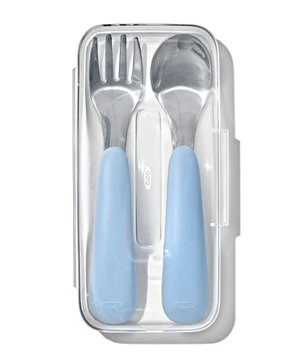 Oxo Tot On-The-Go 2 Pc Fork and Spoon Set