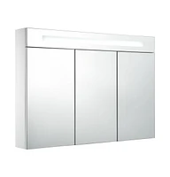 Led Bathroom Mirror Cabinet 34.6"x5.1"x24.4"