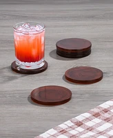 Thirstystone Faux Tortoise Shell Resin Coasters, Set of 6