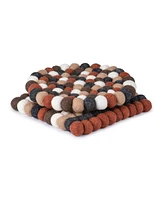 Thirstystone Felted Pom Pom Trivets, Set of 2