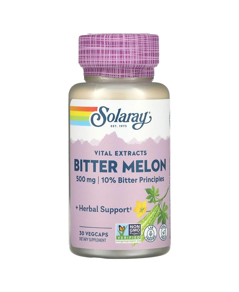 Solaray Bitter Melon 500 mg - 30 Veg Caps - Assorted Pre