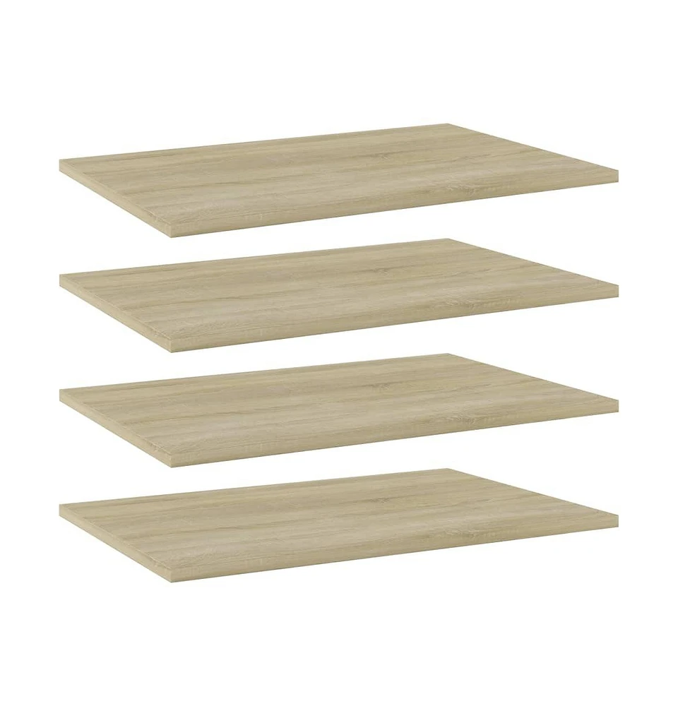 Bookshelf Boards pcs Sonoma Oak 23.6"x15.7"x0.6" Engineered Wood