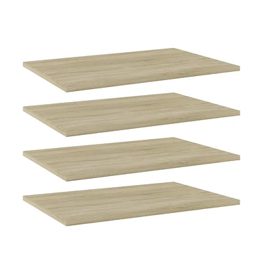 Bookshelf Boards pcs Sonoma Oak 23.6"x15.7"x0.6" Engineered Wood