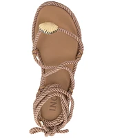 I.n.c. International Concepts Women's Mabry Lace-Up Flat Sandals, Created for Macy's