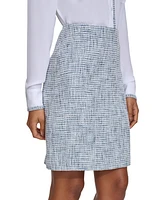 Calvin Klein Women's Tweed Pencil Skirt