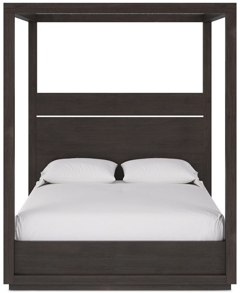 Tivie 3pc Bedroom Set (California King Canopy Bed + Dresser Nightstand), Created for Macy's