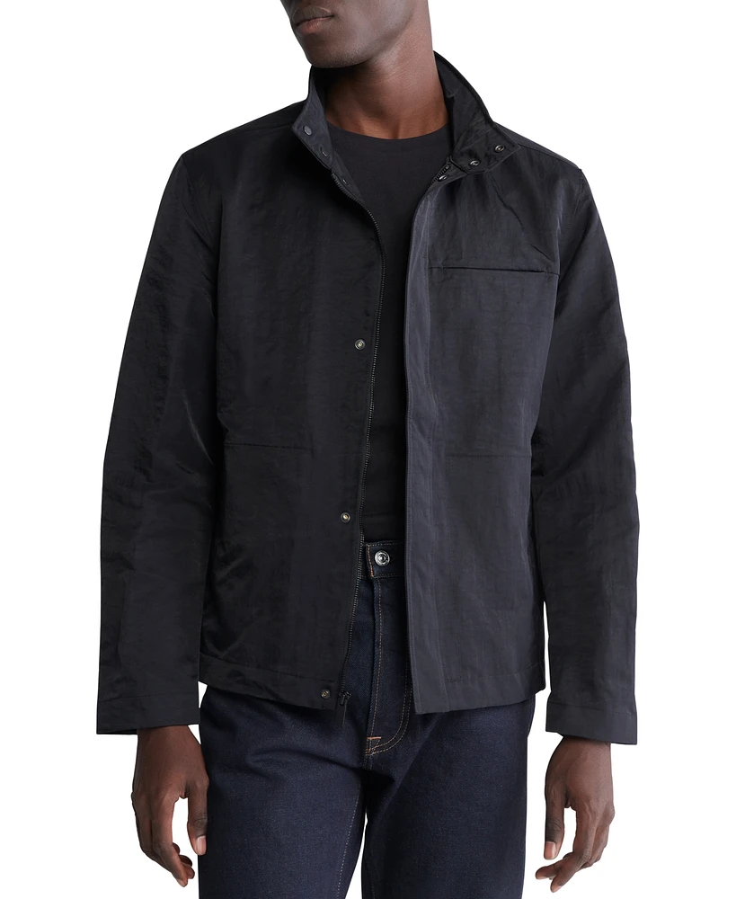 Calvin Klein Men's Modern Crinkle Field Jacket