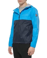 Tommy Hilfiger Men's Stretch Hooded Zip-Front Rain Jacket