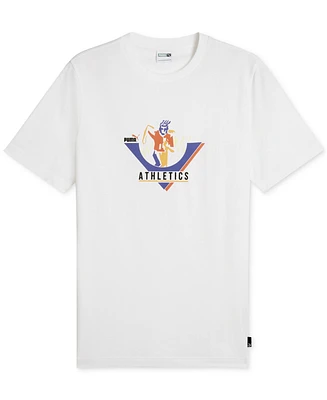 Puma Men's Athletics Runner Graphic T-Shirt