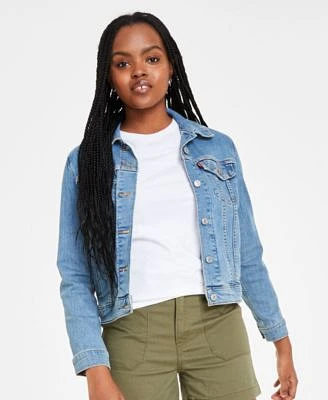 Womens Original Cotton Denim Trucker Jacket Xs 4x