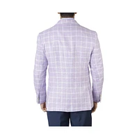 Tailorbyrd Men's Textured Plaid Sportcoat