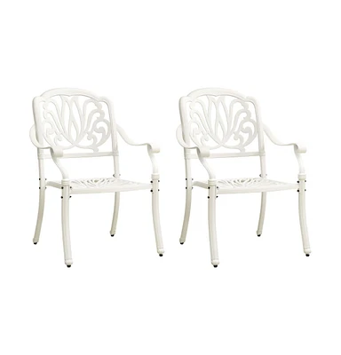 Patio Chairs pcs Cast Aluminum
