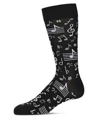 MeMoi Men's Musical Novelty Crew Socks