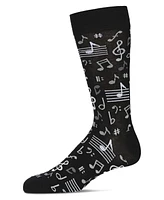 MeMoi Men's Musical Novelty Crew Socks