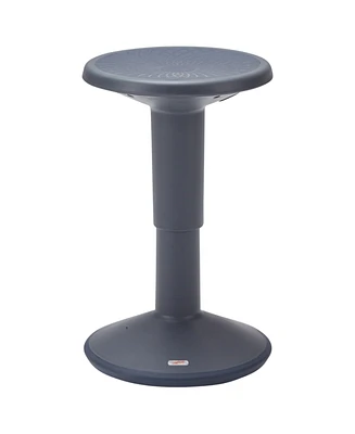 ECR4Kids SitWell Wobble Stool, Adjustable Height, Active Seating, Powder Blue