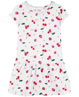 Carter's Toddler Girls Cherry Cotton Dress