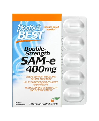 Doctor's Best Sam-e Double Strength 400 mg - 60 Enteric Coated Tablets