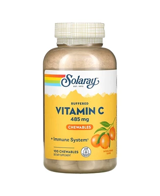 Solaray Buffered Vitamin C Chewable Natural Orange 485 mg - 100 Chewable - Assorted Pre