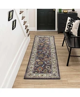 Karastan Labyrinth Meander 2' x 8' Runner Area Rug