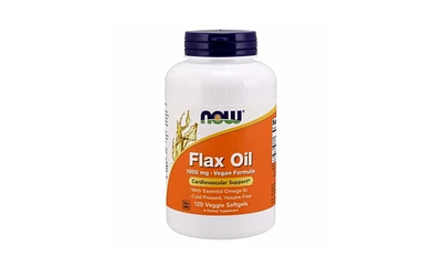 Now Foods Flax Oil, 1000 mg, 120 Veg Softgels