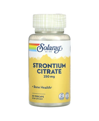 Solaray Strontium Citrate 250 mg - 60 Vegcaps - Assorted Pre