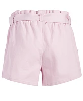 Grayson Threads Kids, The Label Big Girls Tie-Belt Cotton Twill Shorts