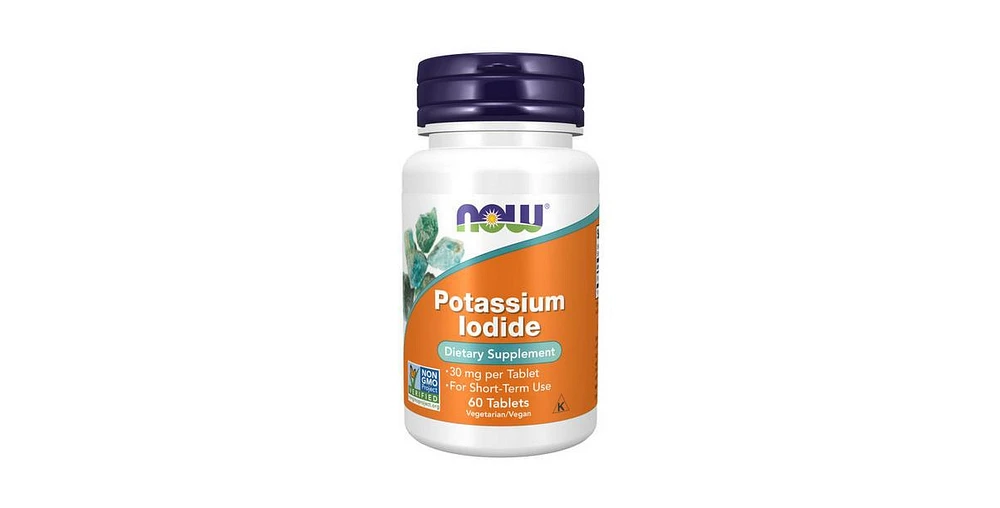 Now Foods Potassium Iodide, 30 mg, 60 Tabs