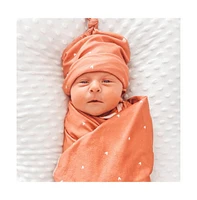 Baby Swaddle + Hat Set