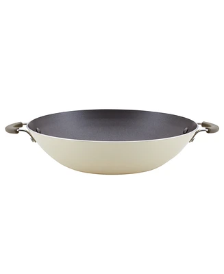 Rachael Ray Cook + Create 14" Aluminum Nonstick Wok with Side Handles