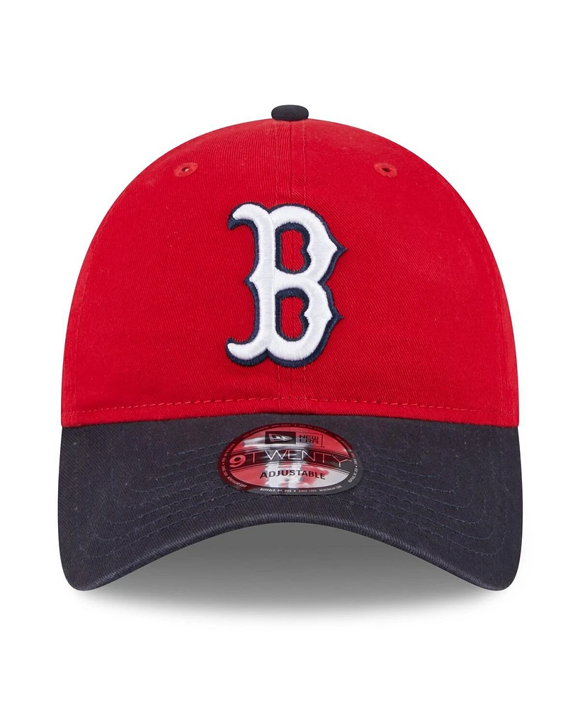 Men's New Era Red, Navy Boston Red Sox 2024 Spring Training 9TWENTY Adjustable Hat