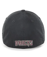 Men's '47 Brand Black Arizona Diamondbacks Franchise Logo Fitted Hat