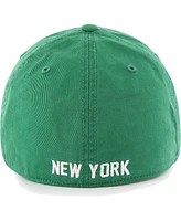 Men's '47 Brand Kelly Green Distressed New York Jets Gridiron Classics Franchise Legacy Fitted Hat