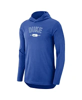 Men's Nike Royal Duke Blue Devils Campus Performance Tri-Blend Long Sleeve Hoodie T-shirt