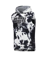 Men's Msx by Michael Strahan Black Las Vegas Raiders Resistance Sleeveless Pullover Hoodie