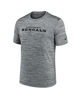 Men's Nike Gray Cincinnati Bengals Velocity Performance T-shirt