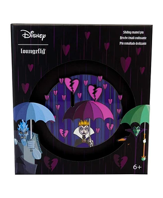 Loungefly Evil Queen Disney Villains Curse Your Hearts Sliding Pin