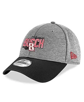 Men's New Era Gray, Black Kyle Busch 9FORTY Splash Adjustable Hat