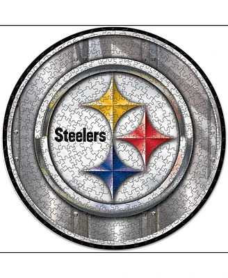Wincraft Pittsburgh Steelers Round 500-Piece Puzzle
