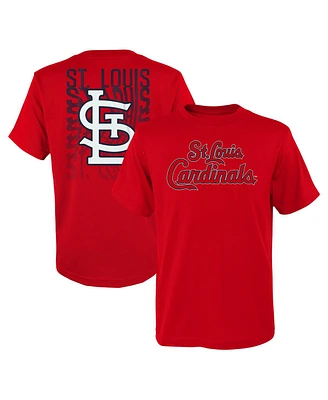 Big Boys Fanatics Red St. Louis Cardinals Curveball T-shirt