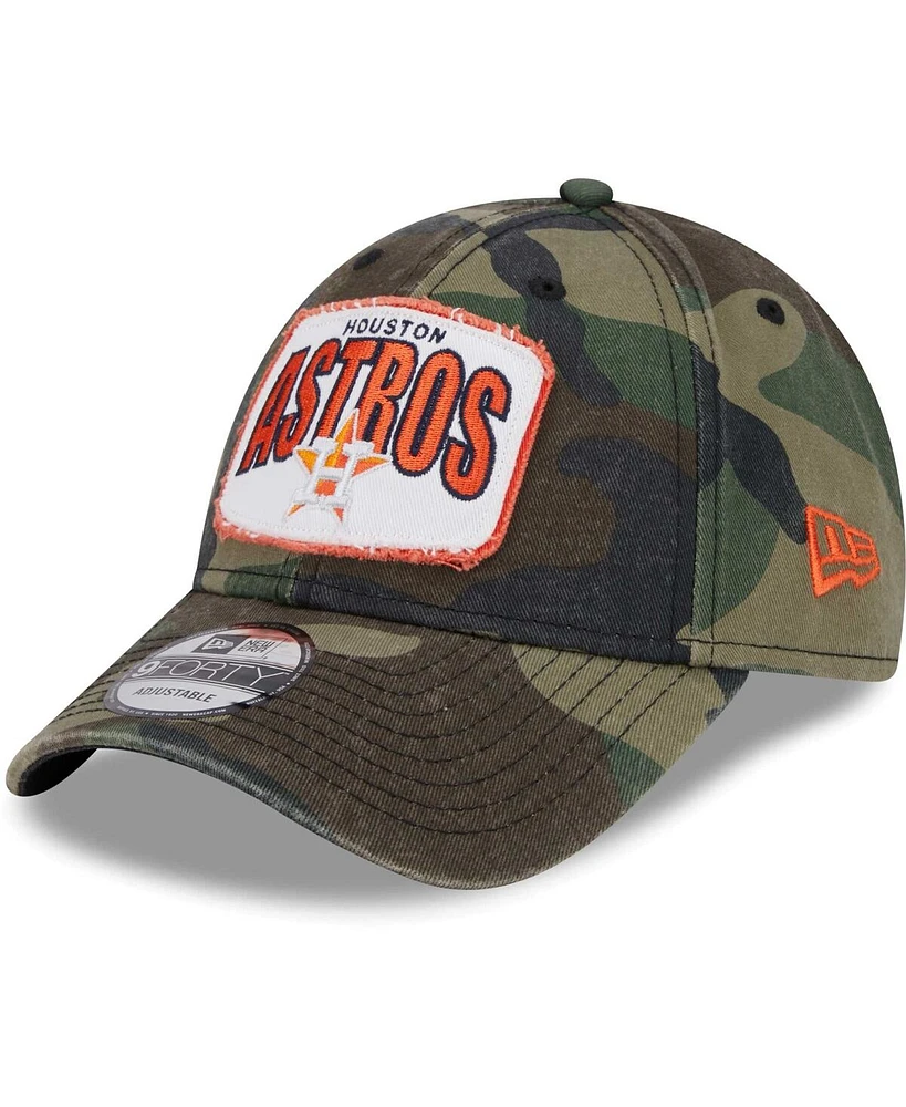 Men's New Era Camo Houston Astros Gameday 9FORTY Adjustable Hat