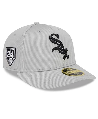 Men's New Era Gray Chicago White Sox 2024 Spring Training Low Profile 59FIFTY Fitted Hat