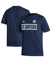 Men's adidas Navy Bayern Munich Culture Bar T-shirt