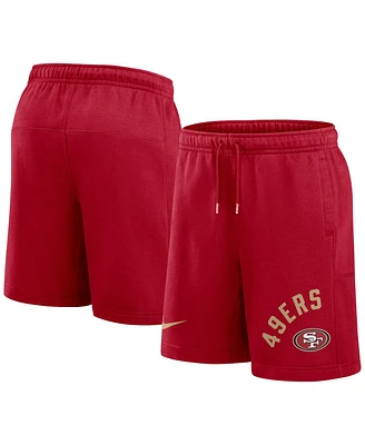 Men's Nike Scarlet San Francisco 49ers Arched Kicker Shorts